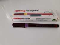 Caneta Rotring Rapidograph - em caixa original 0.13, 0.18, 0.50