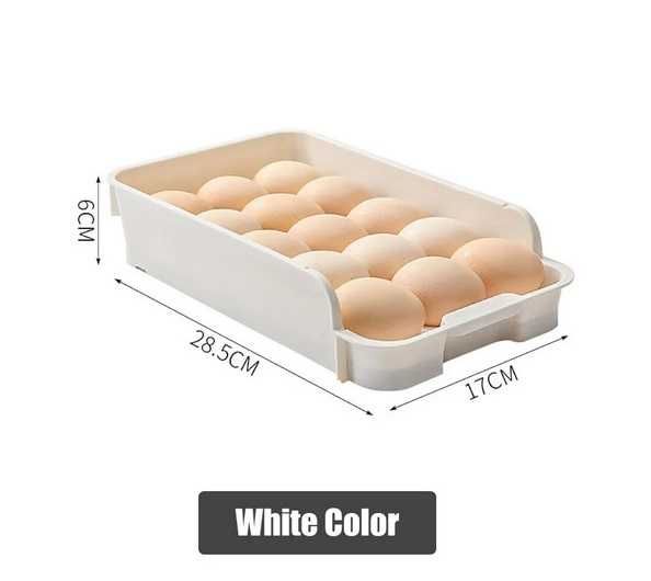 Pudełko do przechowywania jajek do lodówki szufladka kitchen egg box