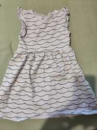 Sukienka letnia sukieneczka bez rękawa 98-104 H&M