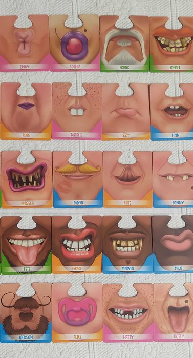 Jogo familiar (adivinha quem sou eu através da minha careta)