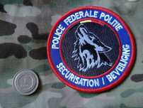 Naszywka K9 Belgian Shepherd Policja Belgia