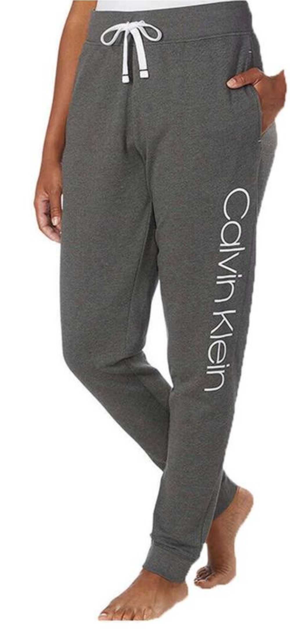 Calvin Klein оригинал стильные спортивные штаны флис L/XL в идеале