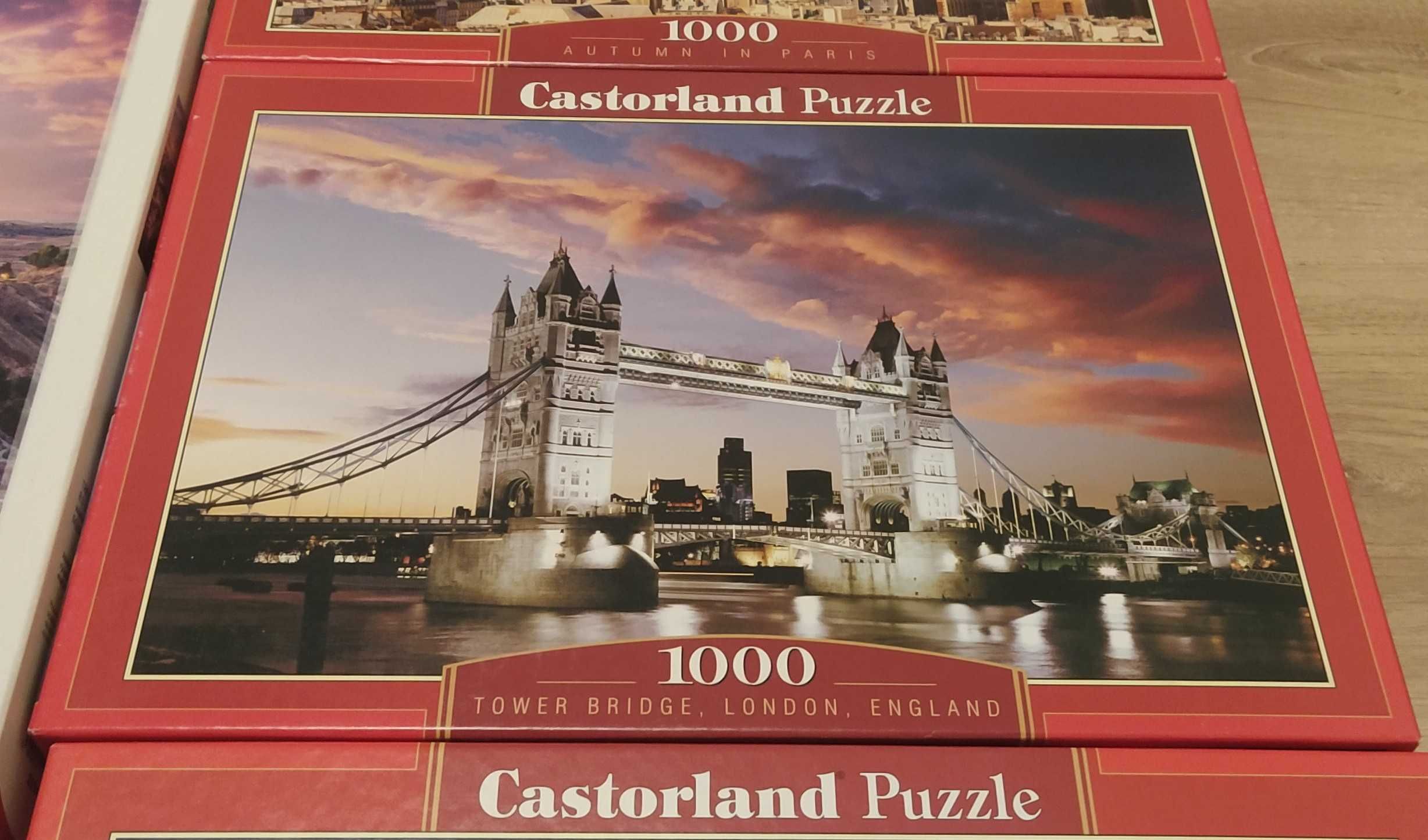 Puzzle Castorland i Trefl 1000 i 1500 elementów