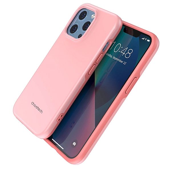 Choetech MFM Anti-drop case etui Made For MagSafe do iPhone 13 Pro róż