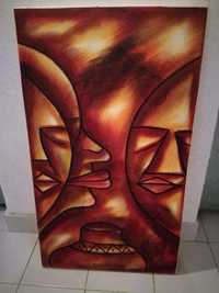 Tela Pintura  Africana original