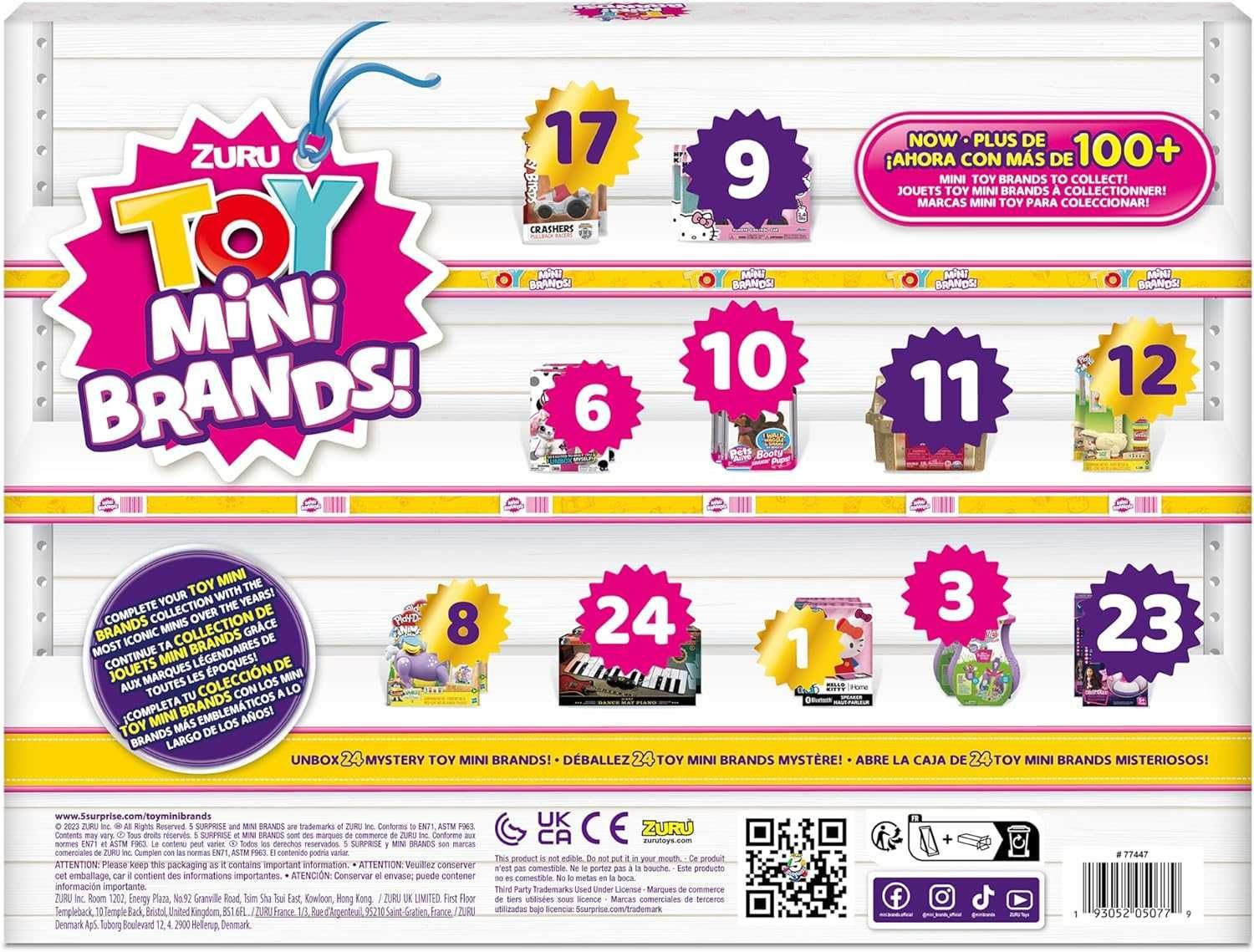 Адвент календарь 24 фигурки мини игрушки Mini Brands Advent Calendar