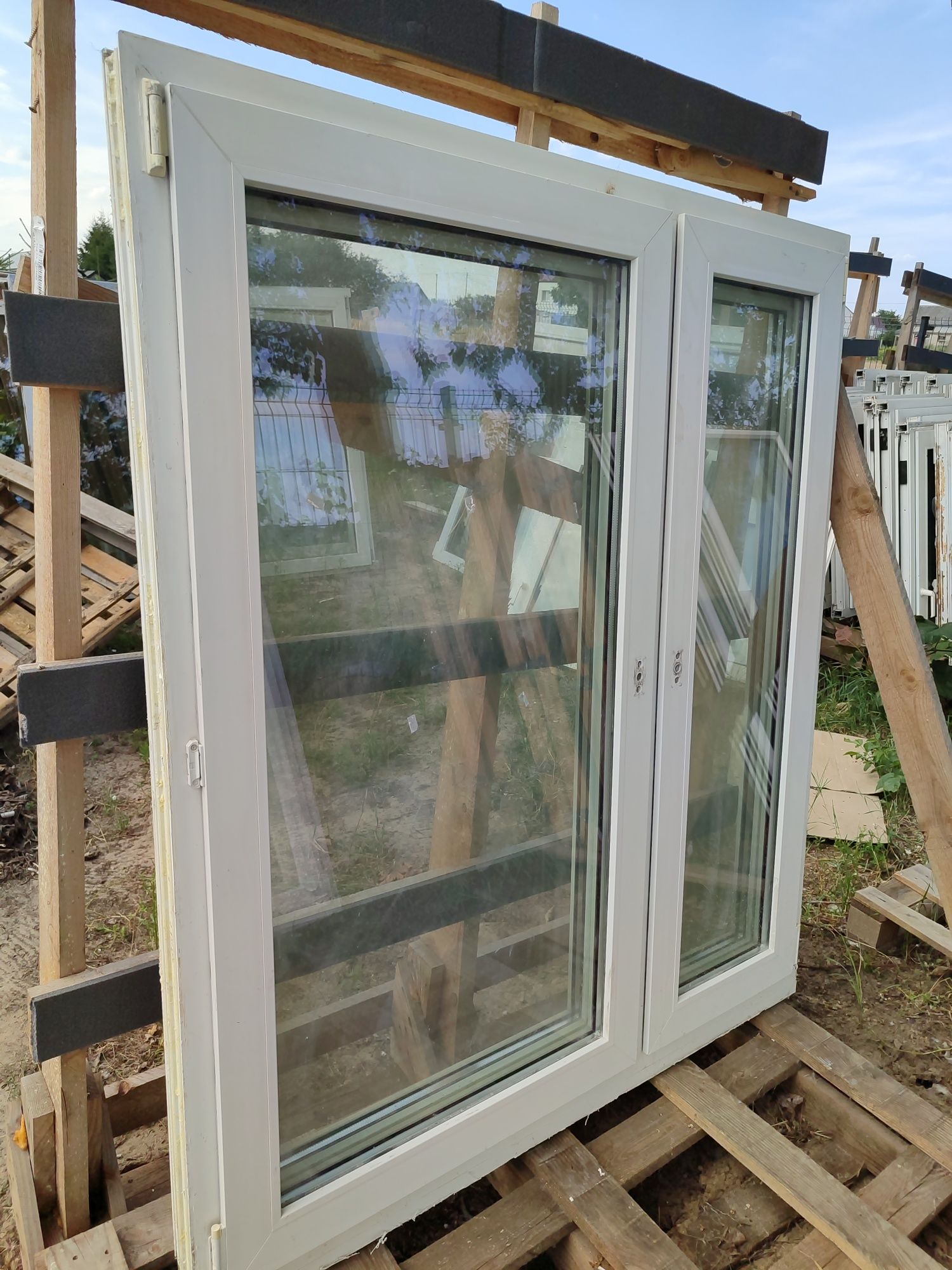 Okno pcv 136 x 157 używane 140 x 160