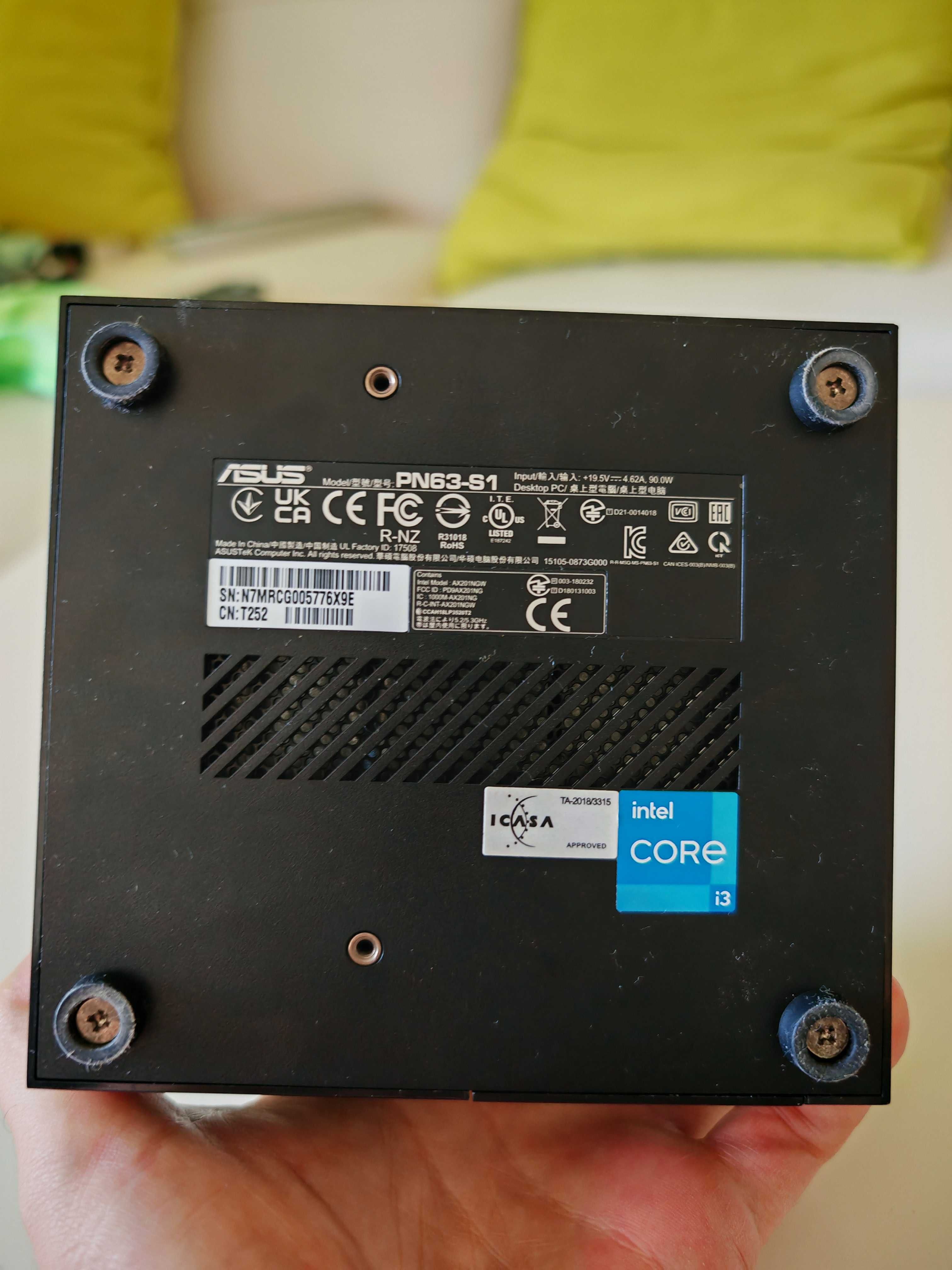 ASUS PN63-S1 Mini-PC NUC i3-1115g4 1024GB SSD 8GB RAM