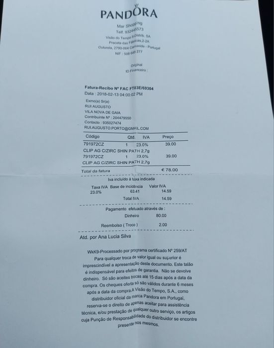 Clips Pandora originais