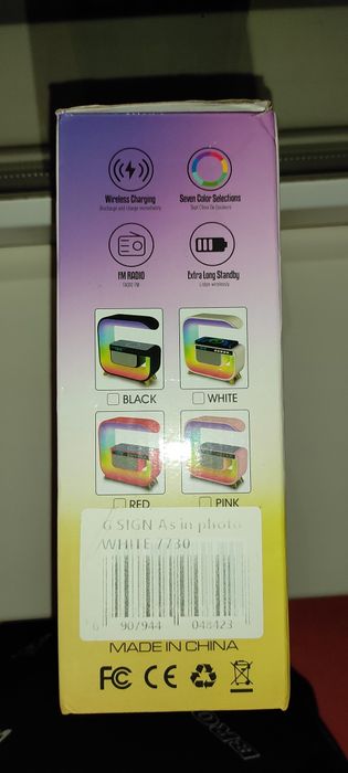 Лампа нічник колонка