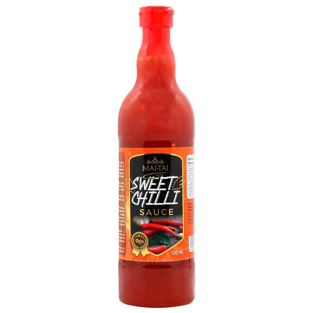 Соус Кисло-солодкий Mai-Tai Sweet Light Hot Chilli Sause, 700 г