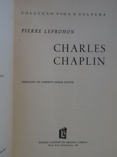 Charlie Chaplin de Pierre Leprohon