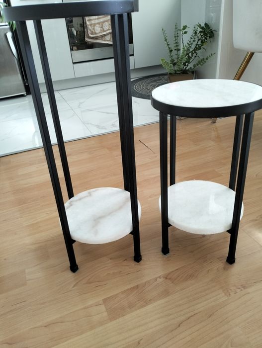 Dwa stoliki marmurowe home&you