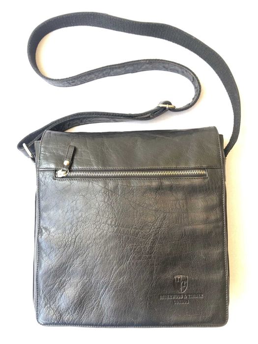 Кожаная сумка кроссбоди с наплечным ремнем Underwood & Tanner London