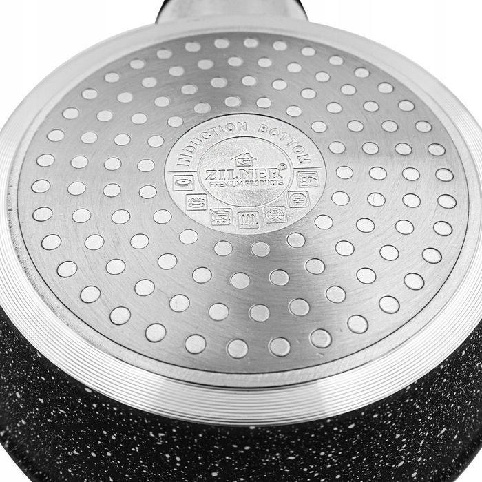 solidna patelnia głęboka powłoka marmurek śr.20cm