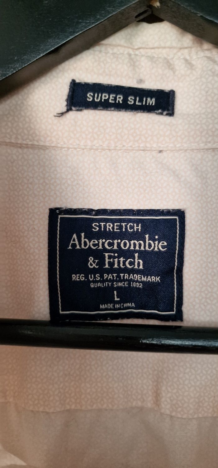 Koszula meska Abercrombie & Fitch L super slim stan idealny