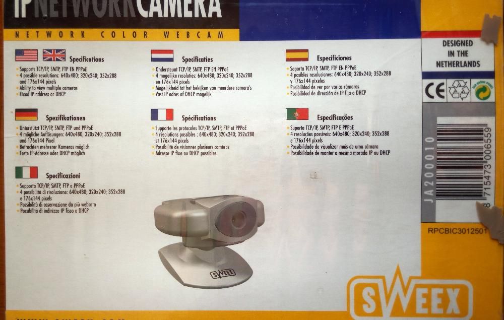 Camara por IP- Network Color CAM SWEEX