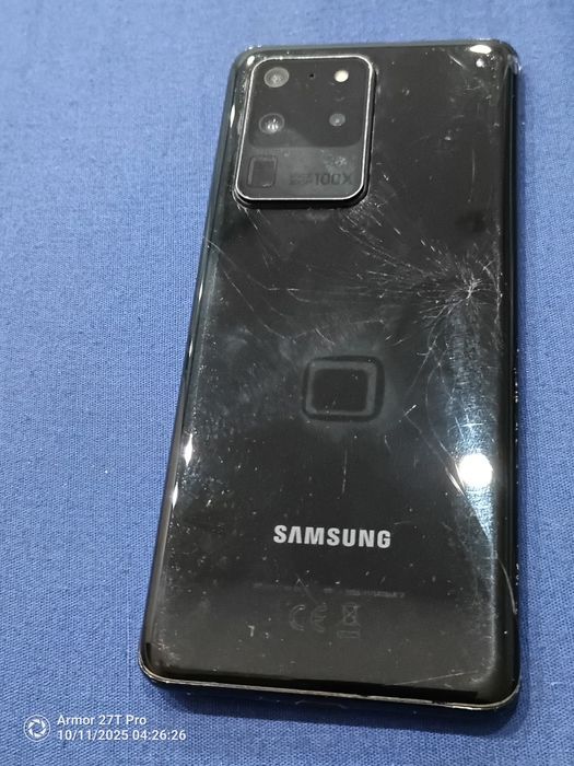 Samsung Galaxy s20 ultra 5g zbita szyba i uszkodzony dotyk