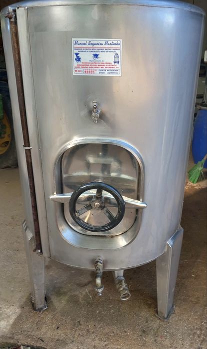 Pipa de inox 250l