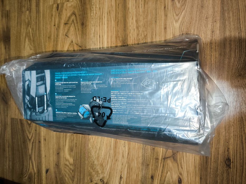 Plecak podróżniczy Acer Predator Gaming Rolltop Backpack