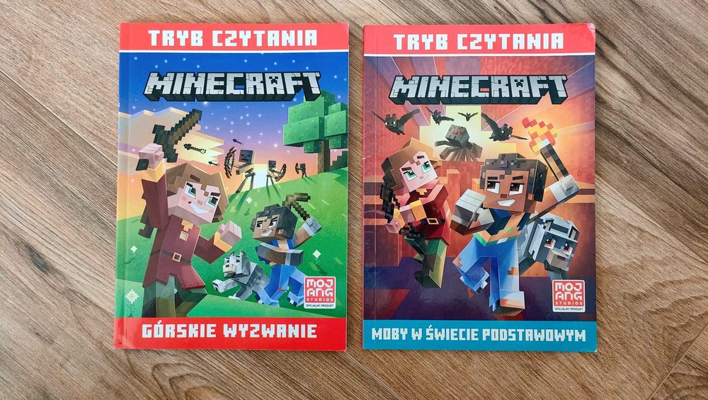 Minecraft Tryb czytania Górskie wyzwanie i Moby w świecie podstawowym