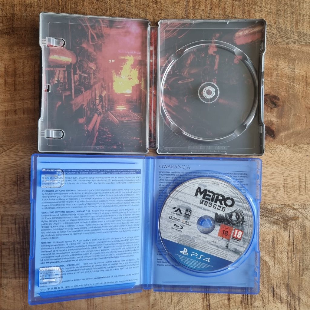 Metro Exodus gra i steelbook PS4