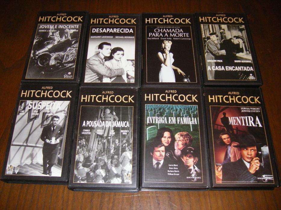 24 Cassetes VHS colecção Alfred Hitchcock