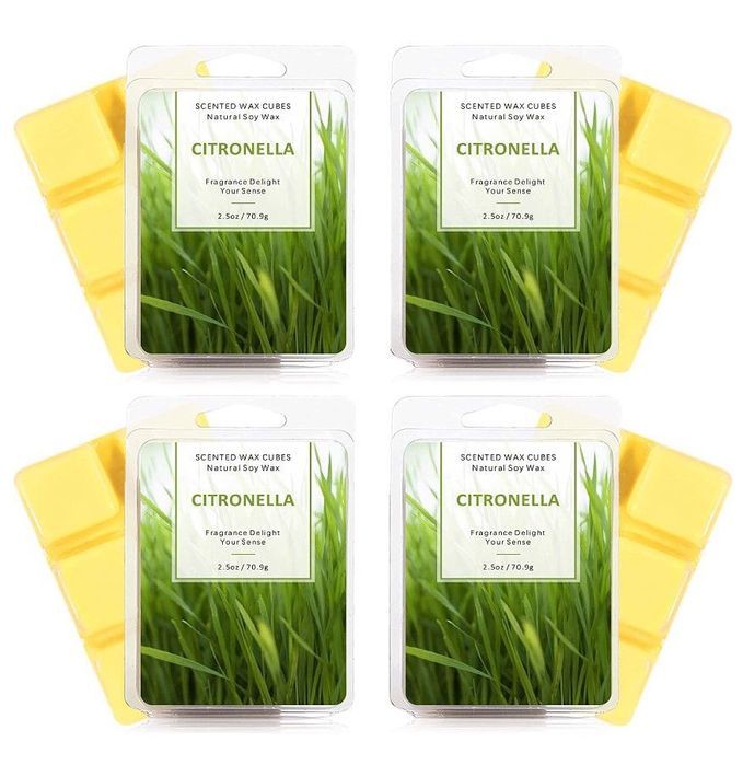 wosk sojowy citronella do kominków zapachowych x 4