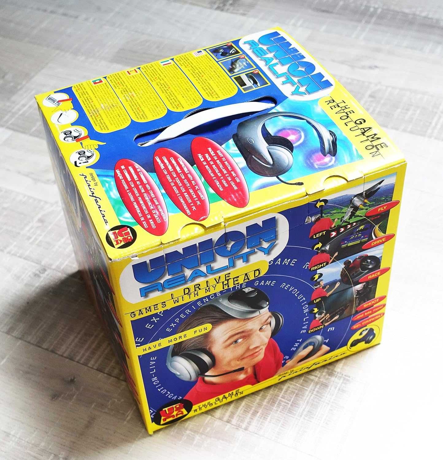 Kask gamingowy UNION REALITY idealny prezent dla gracza.