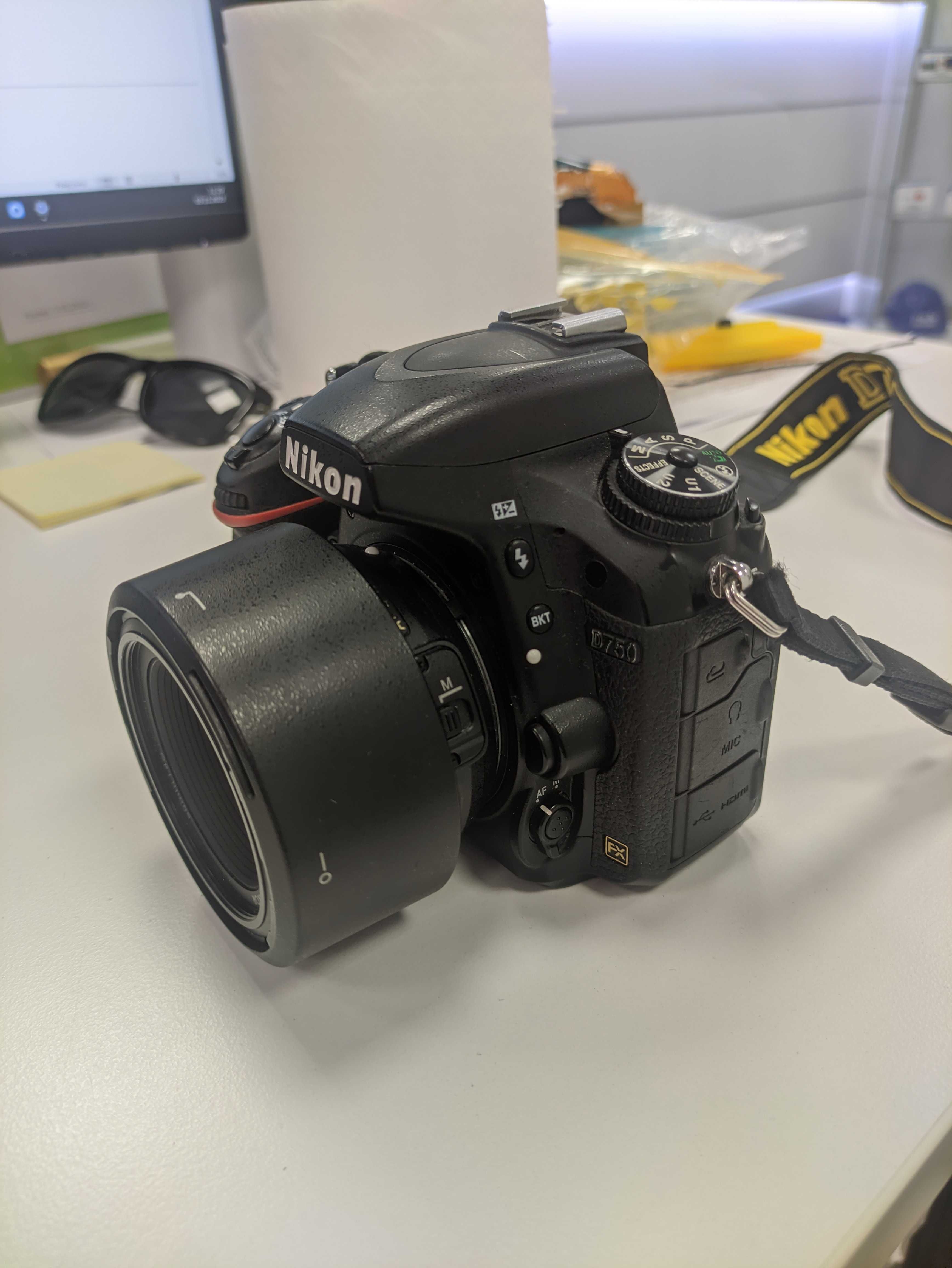 Nikon D750 ( przebieg 80k) + Nikkor 50 1.8