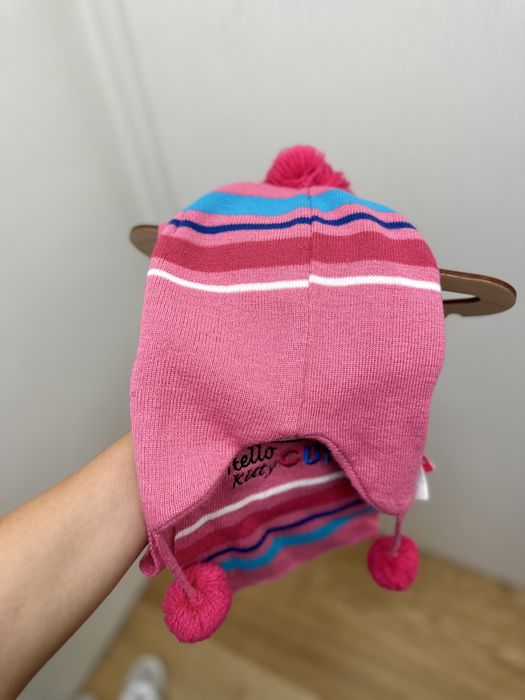 Nowa czapka szalik hello kitty 3-6 lat