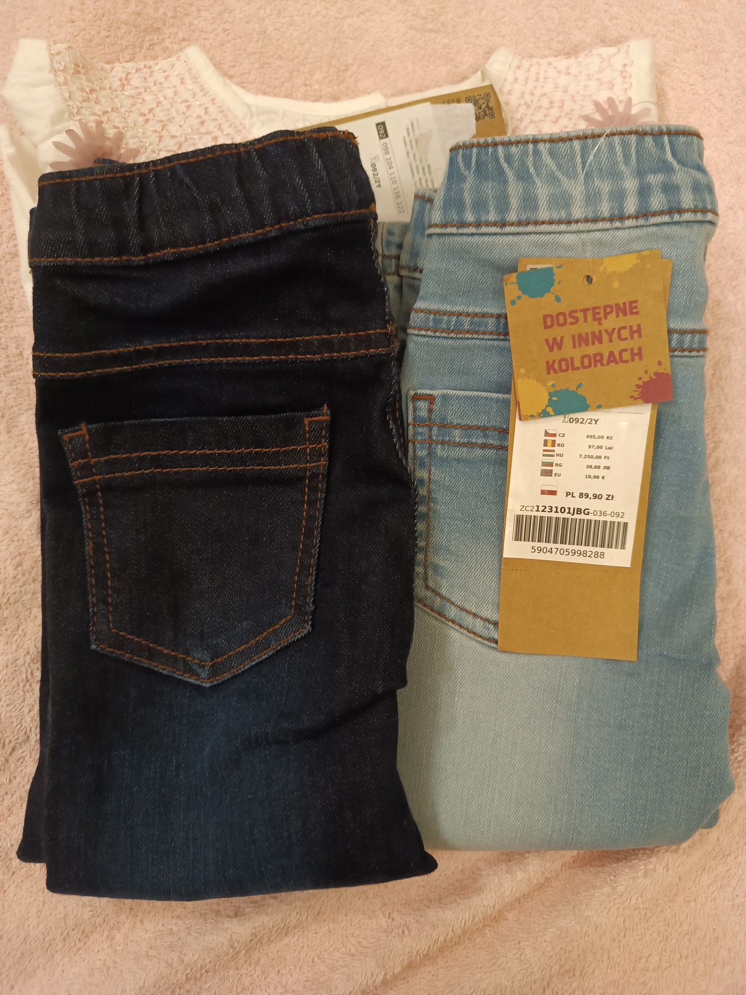 Komplet coccodrillo jeansy