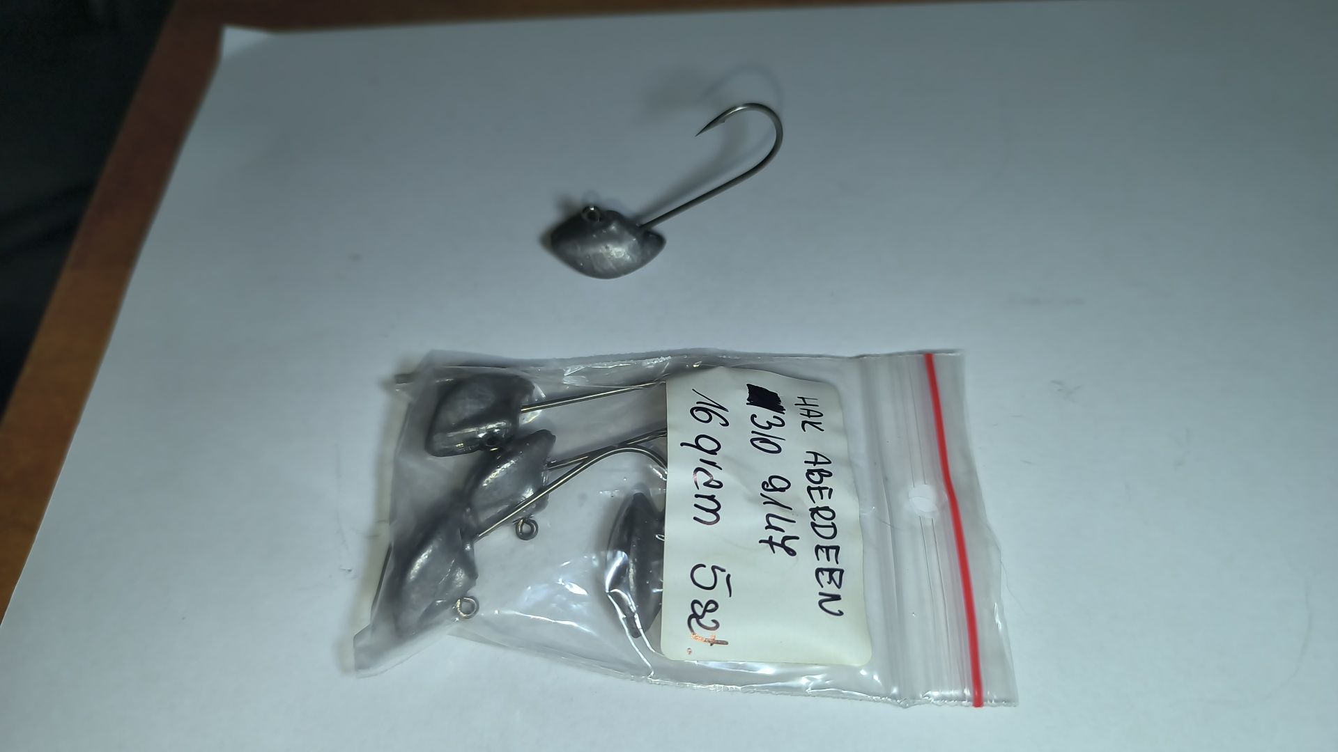 Haki jig kowadełko, 5 sztuk, 6,10,13,16,18gr haki VMC ABERDEEN