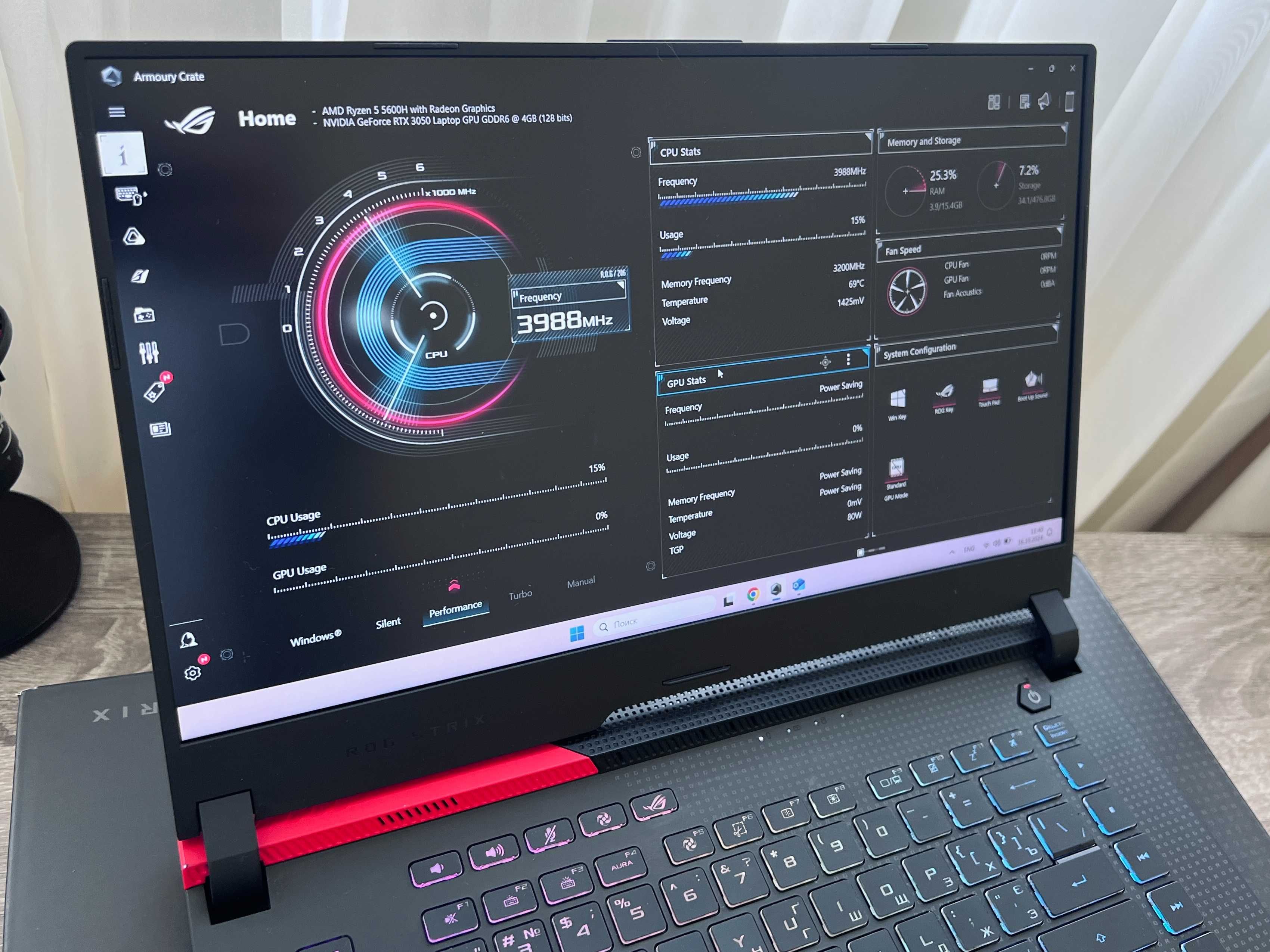 Игровой ноутбук Asus ROG Strix G15 (1650 , 3050 ,3060)