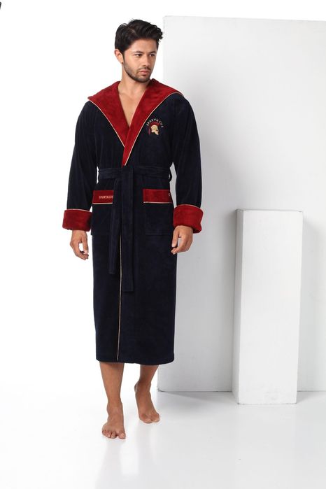 Мужской халат Nusa 2865 бамбук/хлопок спортивный