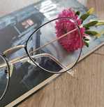 NOWE okulary "zerówki" z filtrem światła niebieskiego Blue cut