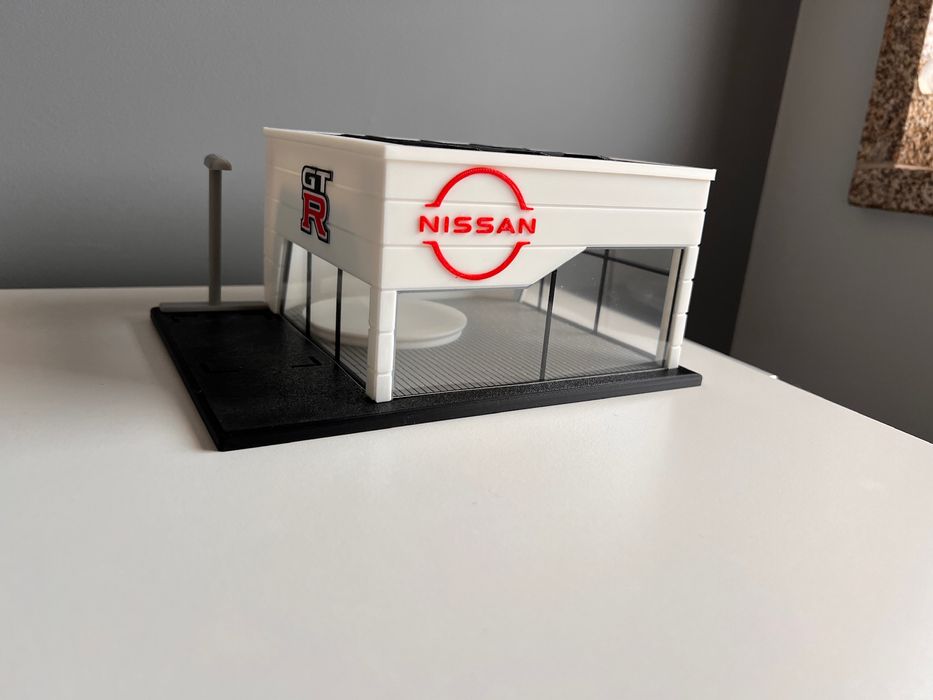 Diorama Stand Automoveis Nissan 1:64