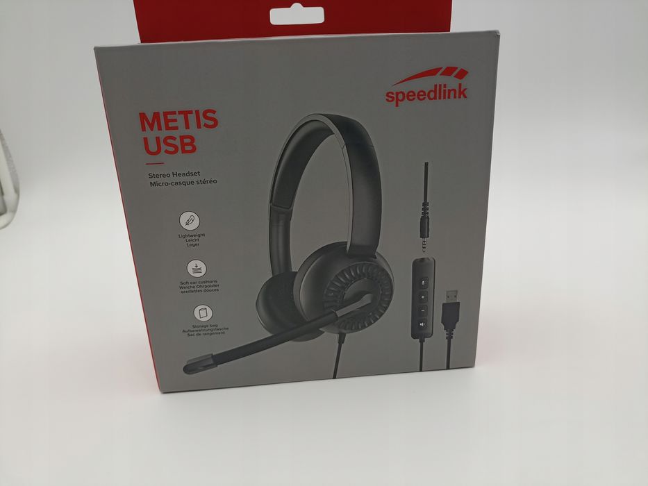 Słuchawki nauszne SpeedLink SL870006BK