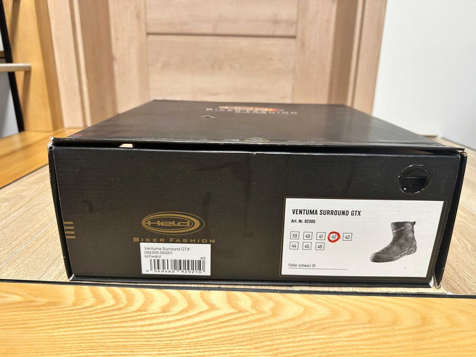 buty motocyklowe niskie held ventuma surround gtx membrana krótkie 42