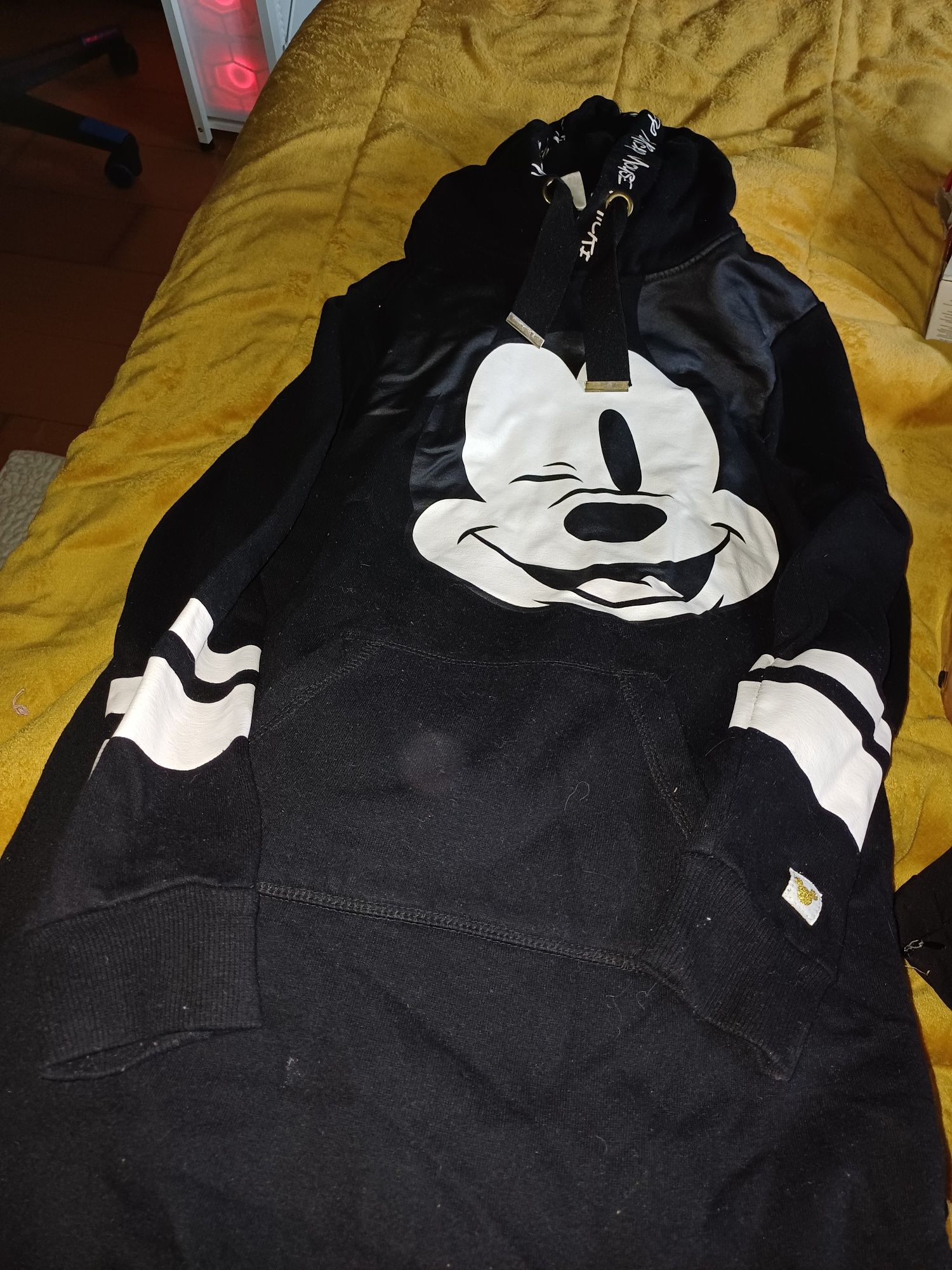 Vestido da disney, do mickey mouse tamanho xs(32/34), usado