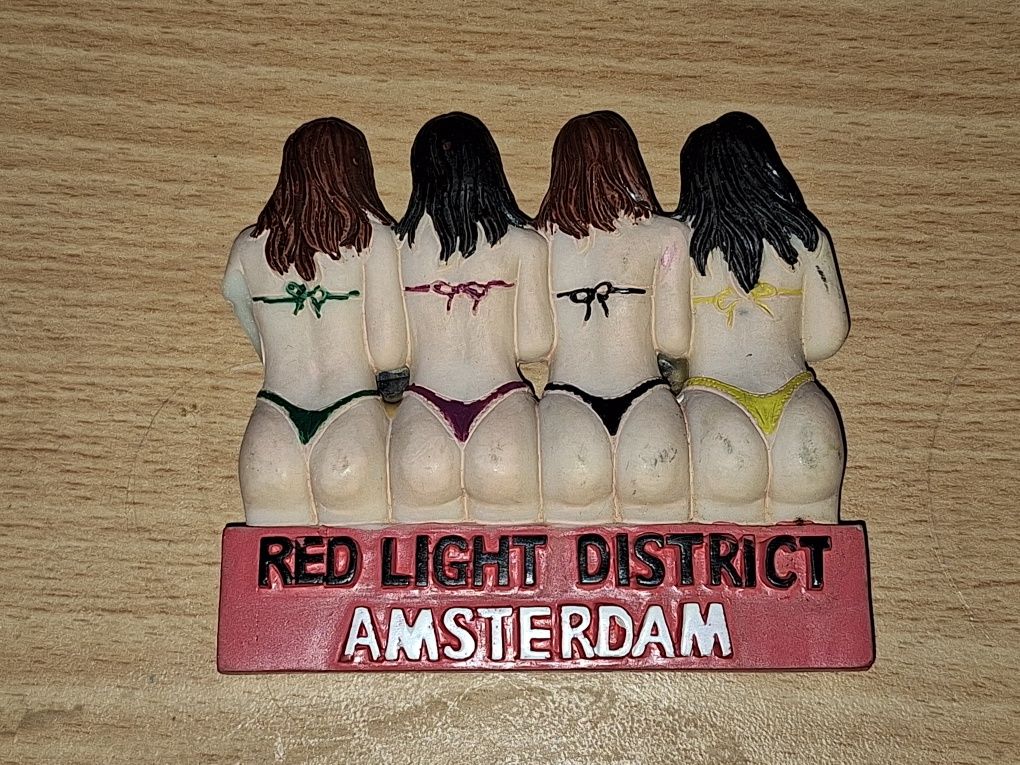 Magnes na lodówkę Amsterdam bikini plaża Red Light