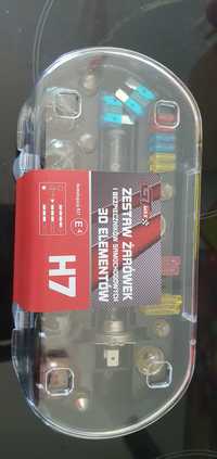 Żarówki żarówka  H7 zestaw bezpieczniki
