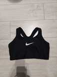 Czarny top stanik sportowy nike L