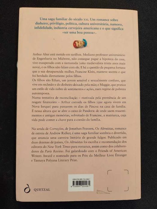 (Env. Incluído) Os Altruístas de Andrew Ridker