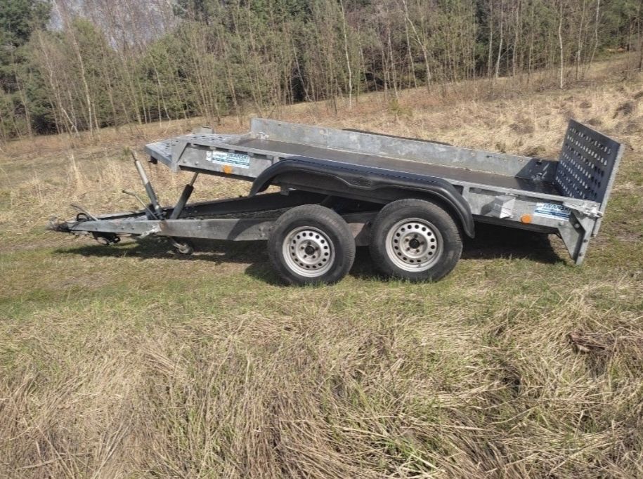 Przyczepa Minikoparka Wózek Widłowy Hydrauliczna 3.5T