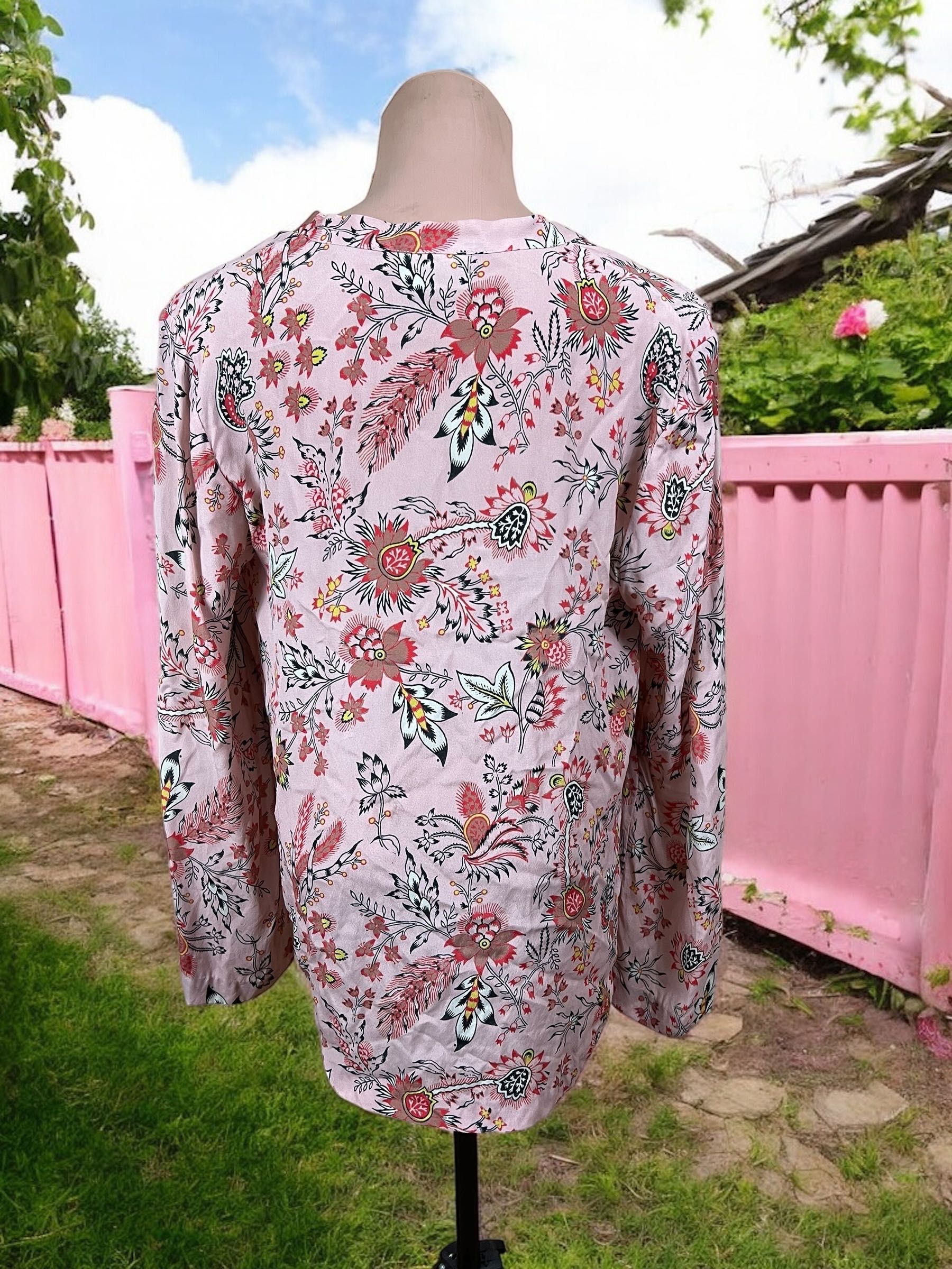 Day Birger et Mikkelsen roz. M/L damska bluzka wiskoza jedwab