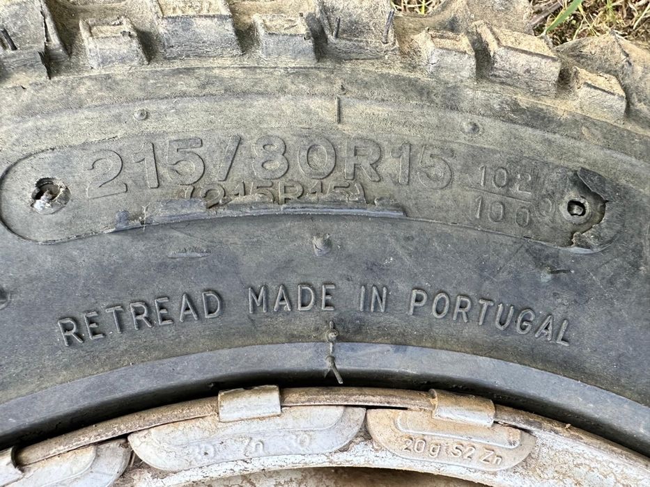 Jantes com Pneus incluidos com pouco uso