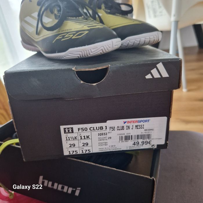 Halówki Adidas F50 CLUB IN J MESSI r.29