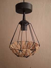 Lampa sufitowa w stylu Loft