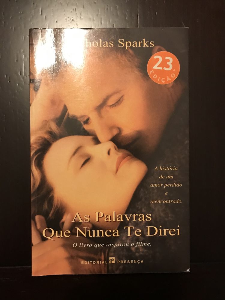 Nicholas Sparks - As palavras que nunca te direi [portes grátis]